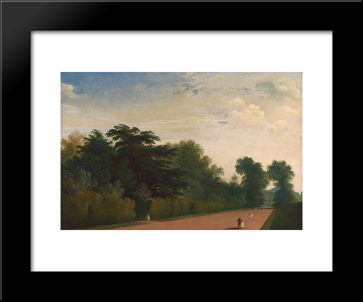 Kensington Gardens 20x24 Black Modern Wood Framed Art Print Poster by Martin, John