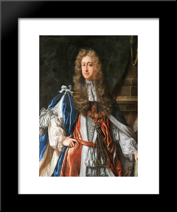 Henry Somerset 20x24 Black Modern Wood Framed Art Print Poster by Riley, John