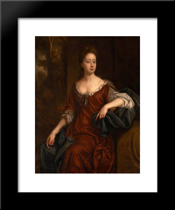 Mary Morice Of Wirrington 20x24 Black Modern Wood Framed Art Print Poster by Riley, John