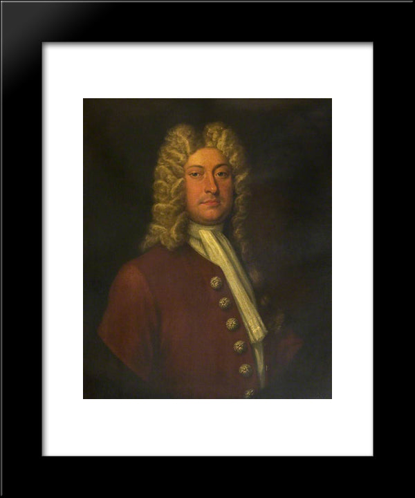 Sir Christopher Wren 20x24 Black Modern Wood Framed Art Print Poster by Riley, John