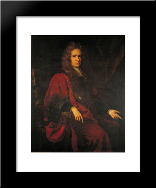 Sir Robert Clayton 20x24 Black Modern Wood Framed Art Print Poster by Riley, John