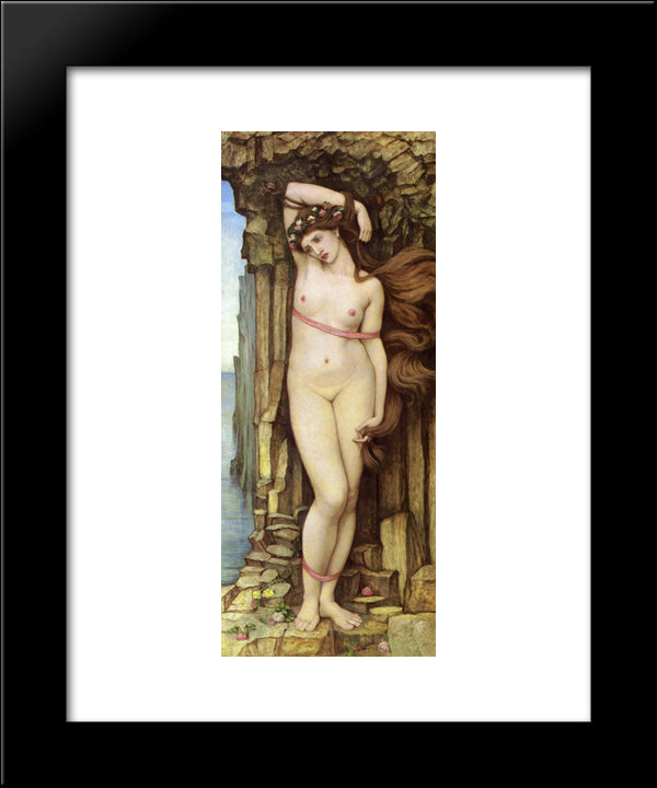 Andromeda 20x24 Black Modern Wood Framed Art Print Poster by Spencer Stanhope, John Roddam