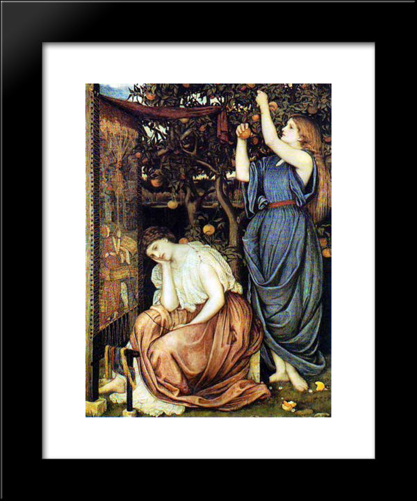 Penelope 20x24 Black Modern Wood Framed Art Print Poster by Spencer Stanhope, John Roddam