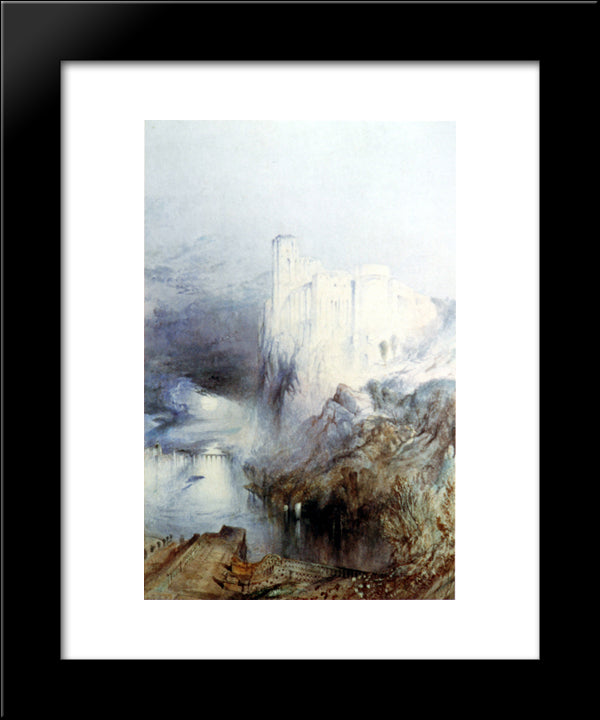 Amboise 20x24 Black Modern Wood Framed Art Print Poster by Ruskin, John