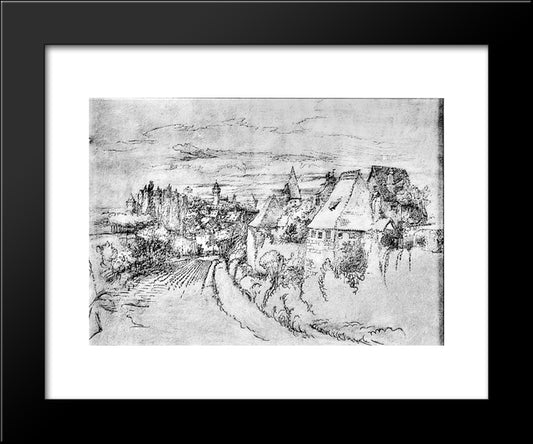 Lauffenbourg 20x24 Black Modern Wood Framed Art Print Poster by Ruskin, John