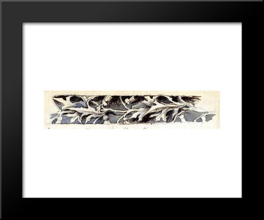 Under Transept Gallery 20x24 Black Modern Wood Framed Art Print Poster by Ruskin, John