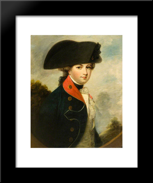 Captain Braithwaite 20x24 Black Modern Wood Framed Art Print Poster by Russell, John