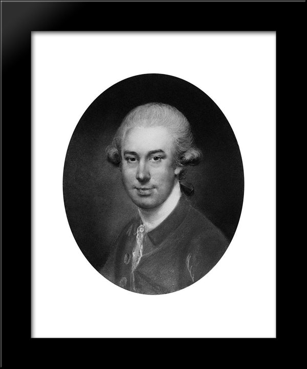 John Russell 20x24 Black Modern Wood Framed Art Print Poster by Russell, John