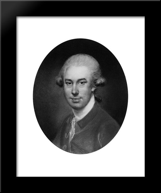 John Russell 20x24 Black Modern Wood Framed Art Print Poster by Russell, John