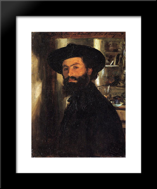 Alberto Falchetti 20x24 Black Modern Wood Framed Art Print Poster by Sargent, John Singer