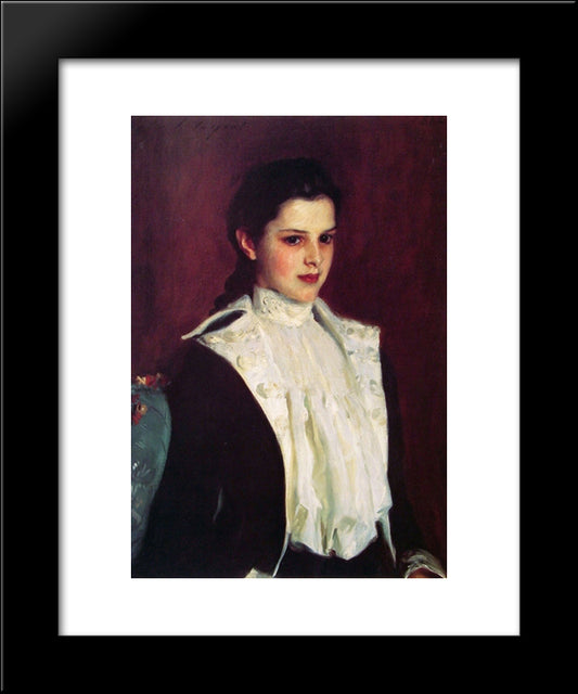 Alice Vanderbilt Shepard 20x24 Black Modern Wood Framed Art Print Poster by Sargent, John Singer