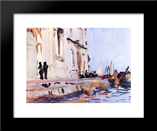 All Ave Maria 20x24 Black Modern Wood Framed Art Print Poster by Sargent, John Singer