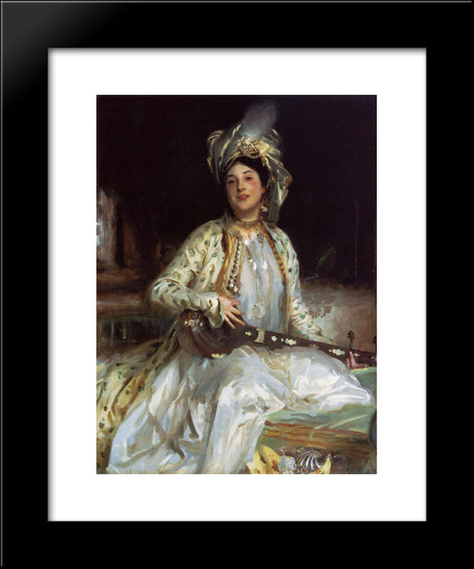 Almina, Daughter Of Asher Wertheimer 20x24 Black Modern Wood Framed Art Print Poster by Sargent, John Singer