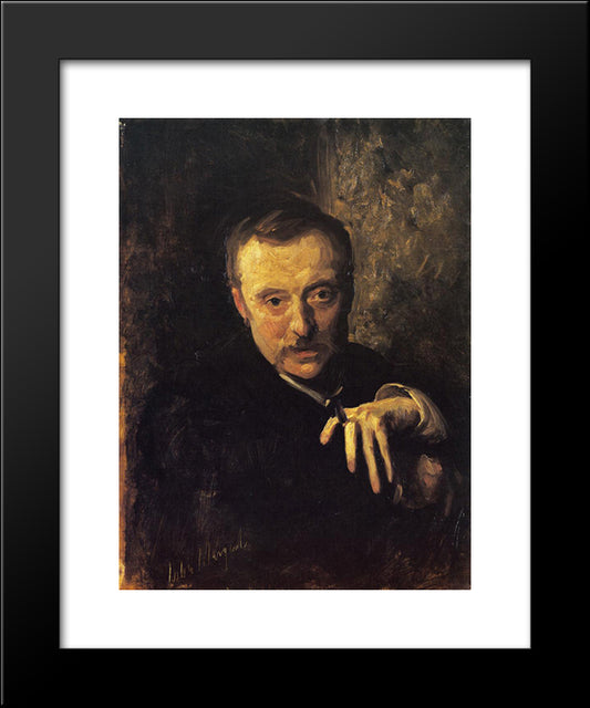Antonio Mancini 20x24 Black Modern Wood Framed Art Print Poster by Sargent, John Singer