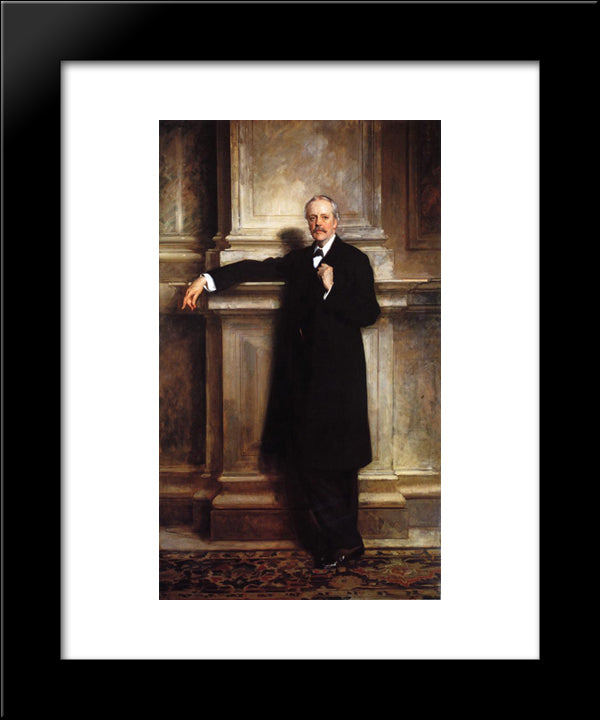 Arthur James Balfor 20x24 Black Modern Wood Framed Art Print Poster by Sargent, John Singer