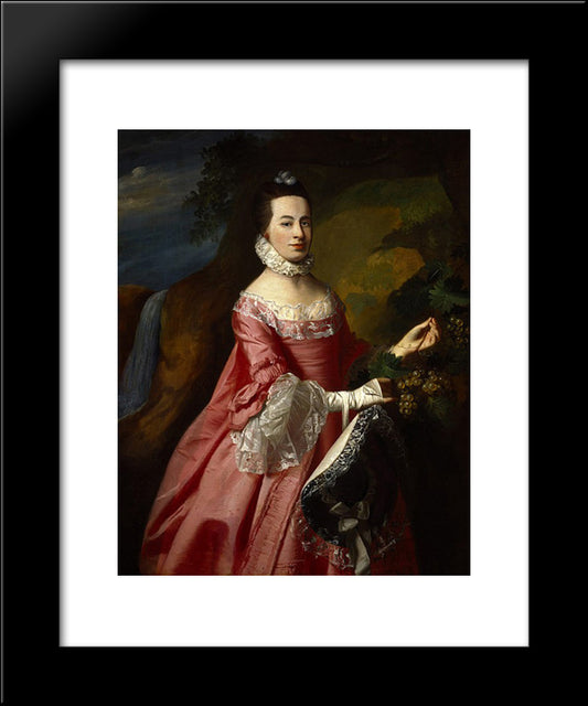 Anne Erving, Mrs.Duncan Stewart 20x24 Black Modern Wood Framed Art Print Poster by Copley, John Singleton