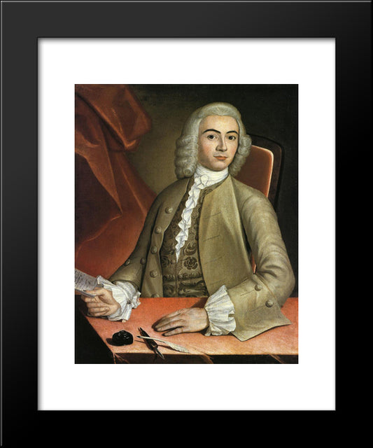 Charles Pelham 20x24 Black Modern Wood Framed Art Print Poster by Copley, John Singleton