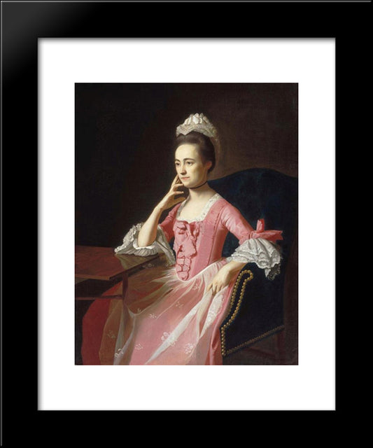 Dorothy Quincy 20x24 Black Modern Wood Framed Art Print Poster by Copley, John Singleton