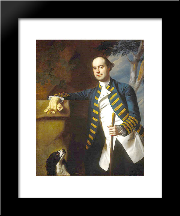 Duncan Stewart Of Ardsheal 20x24 Black Modern Wood Framed Art Print Poster by Copley, John Singleton