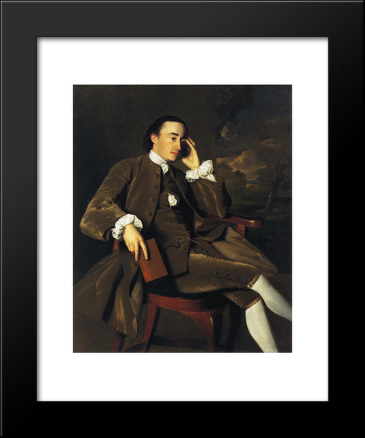 John Bours 20x24 Black Modern Wood Framed Art Print Poster by Copley, John Singleton