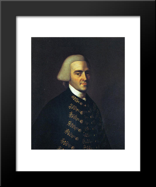 John Hancock 20x24 Black Modern Wood Framed Art Print Poster by Copley, John Singleton