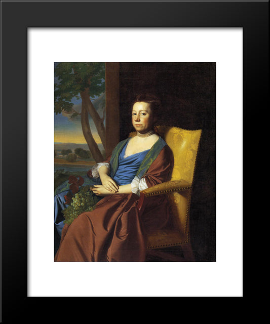 Mrs. Isaac Smith 20x24 Black Modern Wood Framed Art Print Poster by Copley, John Singleton