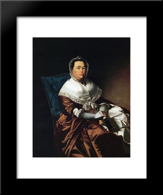 Mrs. James Russell (Katherine Graves) 20x24 Black Modern Wood Framed Art Print Poster by Copley, John Singleton