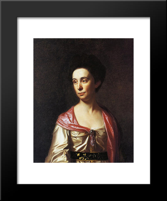 Mrs. Roger Morris (Mary Philipse) 20x24 Black Modern Wood Framed Art Print Poster by Copley, John Singleton