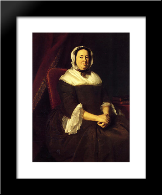 Mrs. Samuel Hill 20x24 Black Modern Wood Framed Art Print Poster by Copley, John Singleton