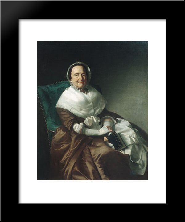 Mrs. Sylvanus Bourne 20x24 Black Modern Wood Framed Art Print Poster by Copley, John Singleton