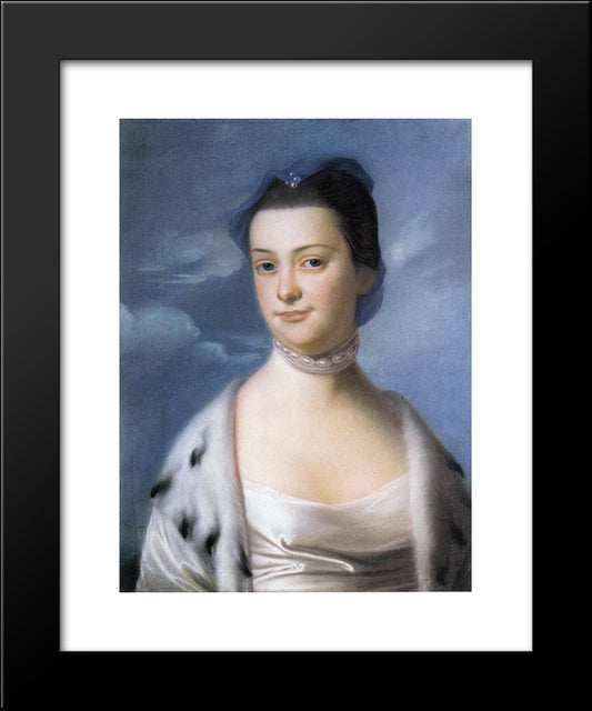 Mrs. William Turner (Ann Dumaresq) 20x24 Black Modern Wood Framed Art Print Poster by Copley, John Singleton