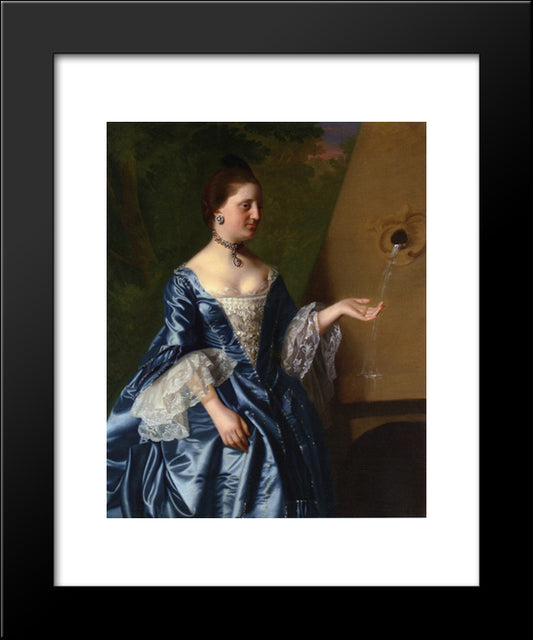 Mrs.Alice Hooper 20x24 Black Modern Wood Framed Art Print Poster by Copley, John Singleton