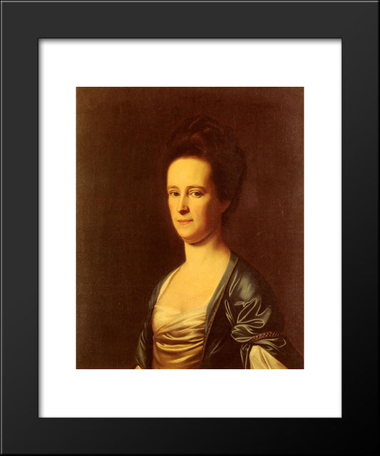 Mrs.Elizabeth Coffin Amory 20x24 Black Modern Wood Framed Art Print Poster by Copley, John Singleton