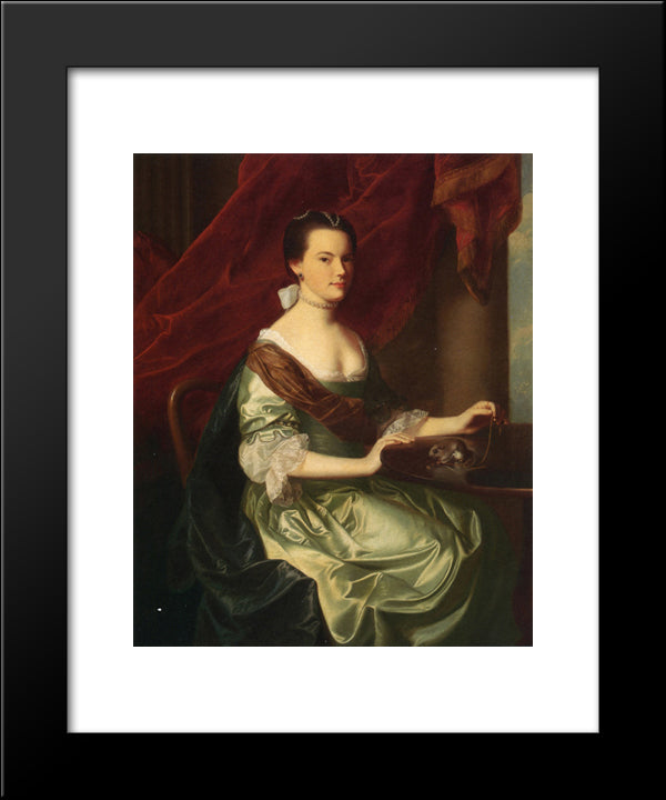 Mrs.Theodore Atkinson Jr 20x24 Black Modern Wood Framed Art Print Poster by Copley, John Singleton