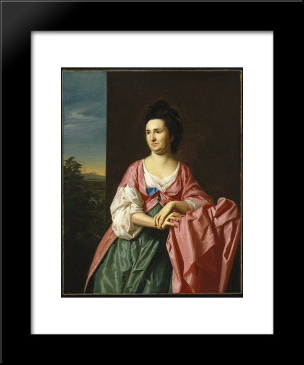 Mrs.William Eppes 20x24 Black Modern Wood Framed Art Print Poster by Copley, John Singleton