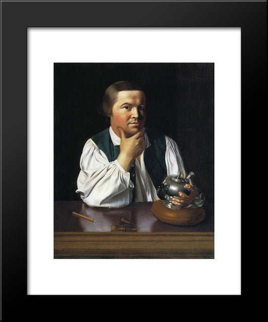 Paul Revere 20x24 Black Modern Wood Framed Art Print Poster by Copley, John Singleton