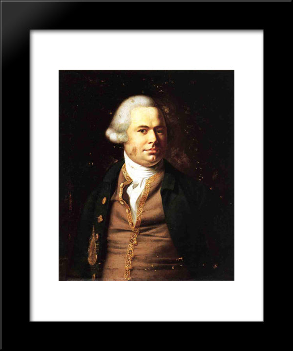 Portrait Of A Gentleman 20x24 Black Modern Wood Framed Art Print Poster by Copley, John Singleton