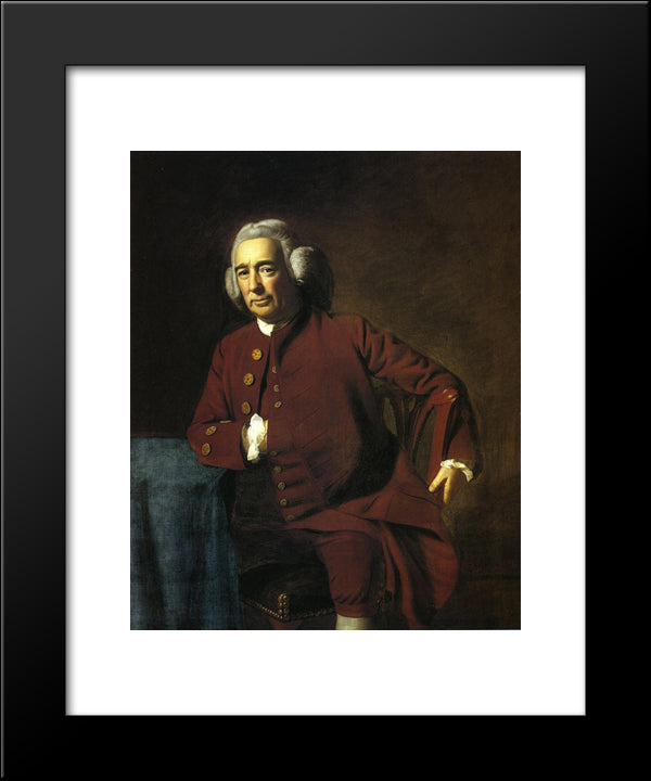 Sylvester Gardiner 20x24 Black Modern Wood Framed Art Print Poster by Copley, John Singleton