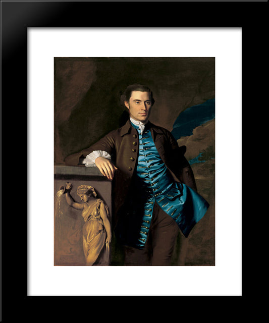 Thaddeus Burr 20x24 Black Modern Wood Framed Art Print Poster by Copley, John Singleton