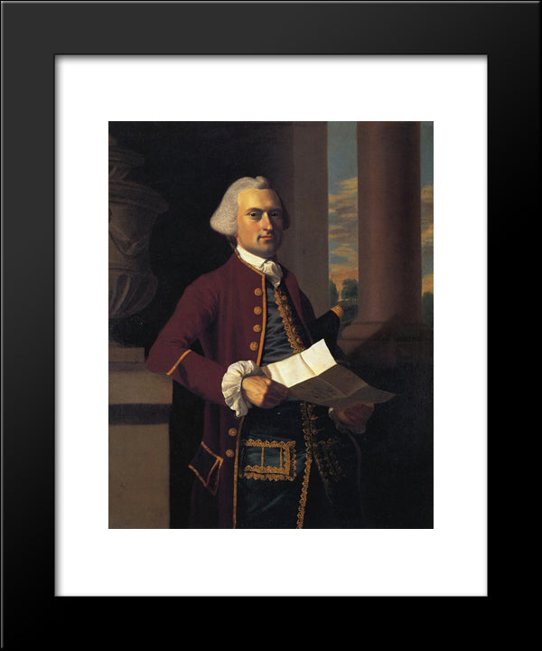 Woodbury Langdon 20x24 Black Modern Wood Framed Art Print Poster by Copley, John Singleton