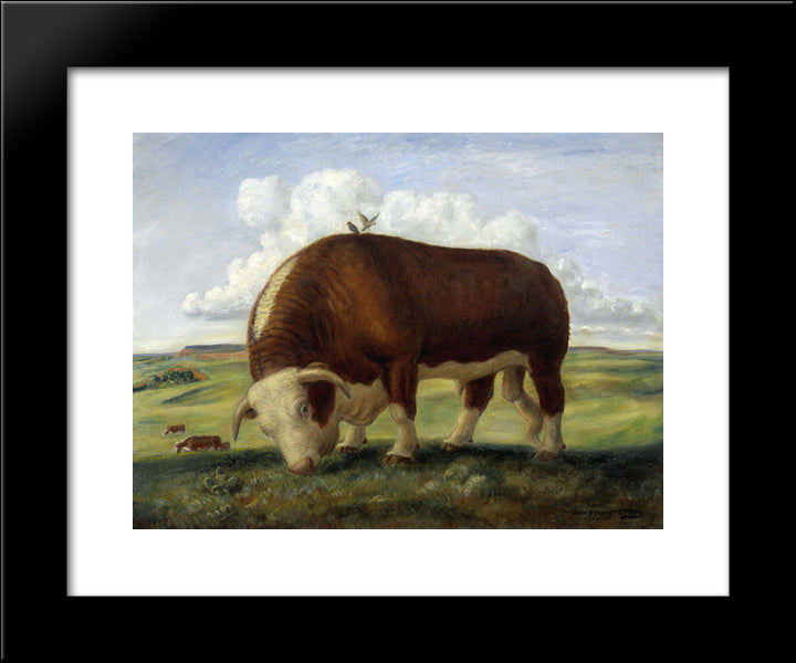 Ajax 20x24 Black Modern Wood Framed Art Print Poster by Steuart Curry, John