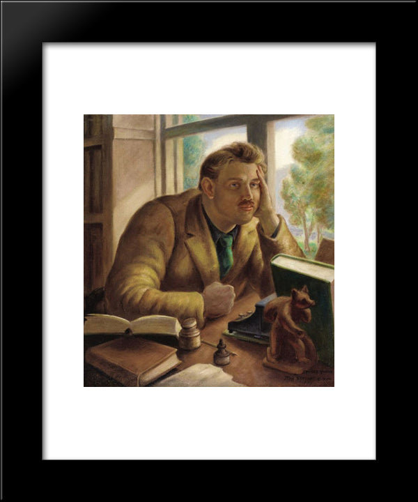 Stanley Young 20x24 Black Modern Wood Framed Art Print Poster by Steuart Curry, John