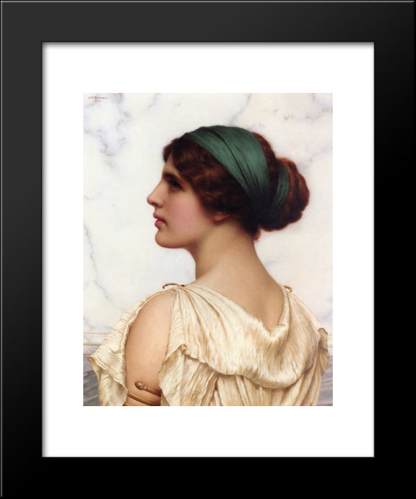 Atalanta 20x24 Black Modern Wood Framed Art Print Poster by Godward, John William