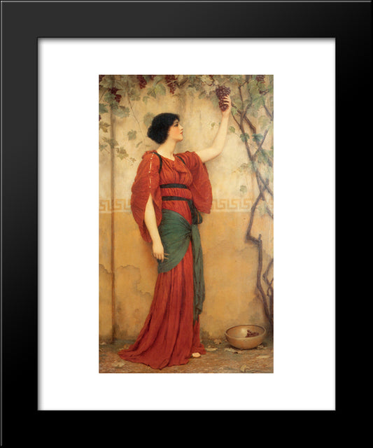 Autumn 20x24 Black Modern Wood Framed Art Print Poster by Godward, John William