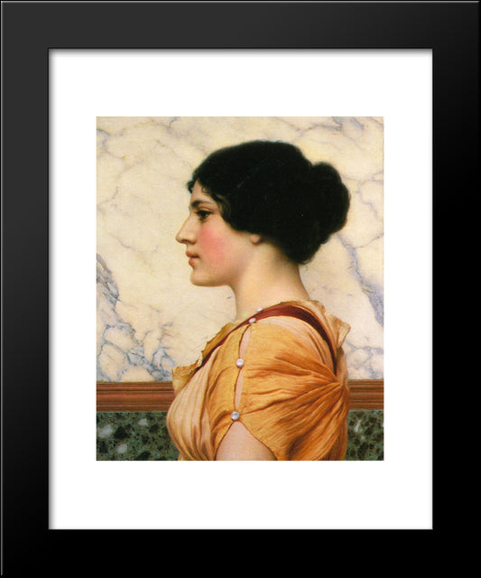 Cassotis 20x24 Black Modern Wood Framed Art Print Poster by Godward, John William