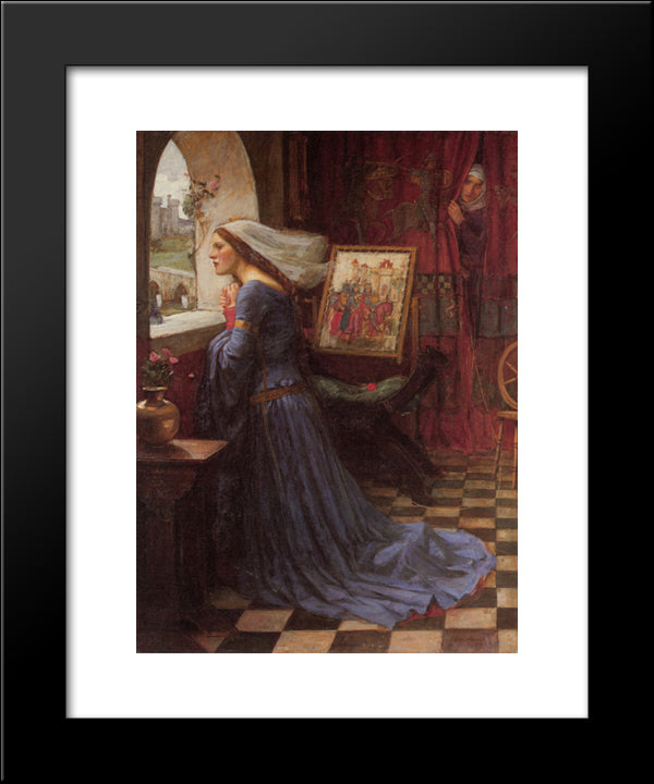 Fair Rosamund 20x24 Black Modern Wood Framed Art Print Poster by Waterhouse, John William