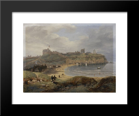 Prior'S Haven, Tynemouth 20x24 Black Modern Wood Framed Art Print Poster by Carmichael, John Wilson