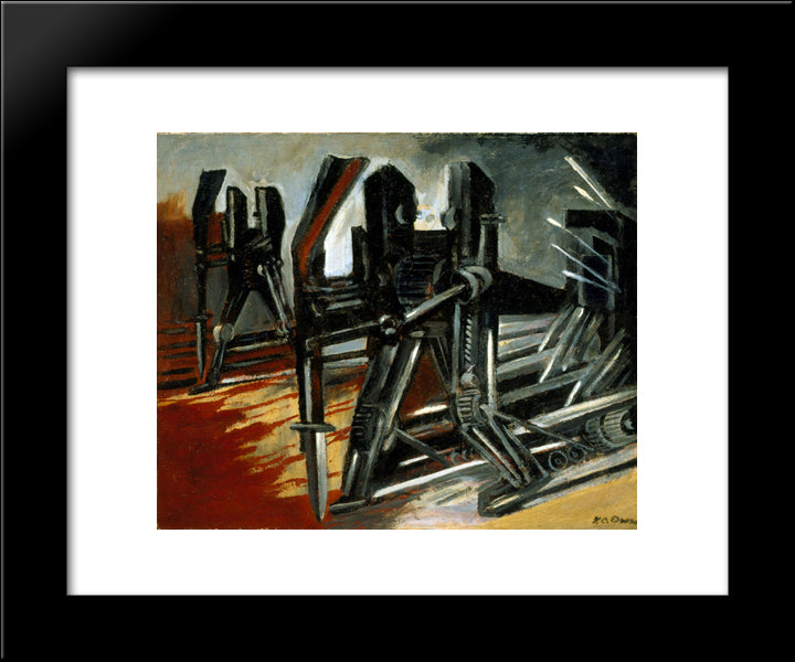 Advance 20x24 Black Modern Wood Framed Art Print Poster by Orozco, Jose Clemente