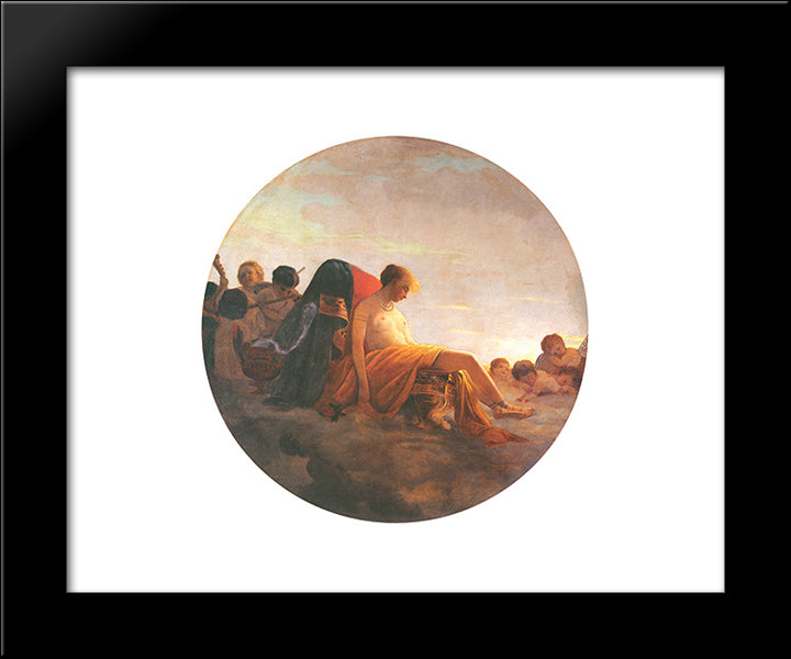 Aurora 20x24 Black Modern Wood Framed Art Print Poster by Almeida Junior, Jose Ferraz de
