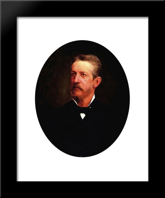 Jose Alves De Cerqueira Cesar 20x24 Black Modern Wood Framed Art Print Poster by Almeida Junior, Jose Ferraz de